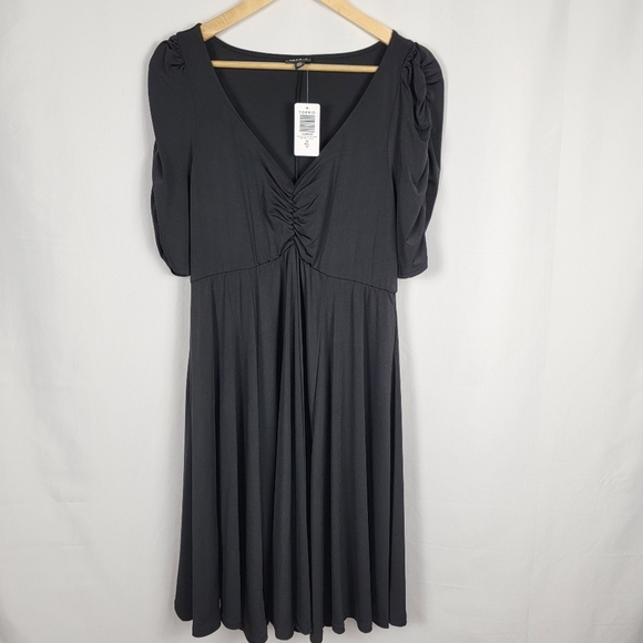 Torrid Mini Studio Knit Skater Dress Size 00 NWT #2230 - Picture 3 of 14